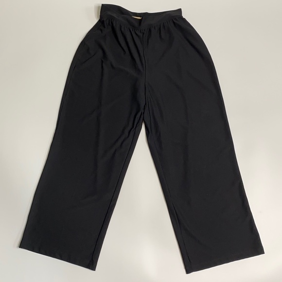 SPANX Pants - Spanx Black Control Crop Pull On Pants Size Small